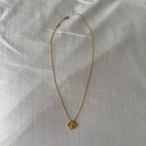 Gold Clover Pendant Necklace